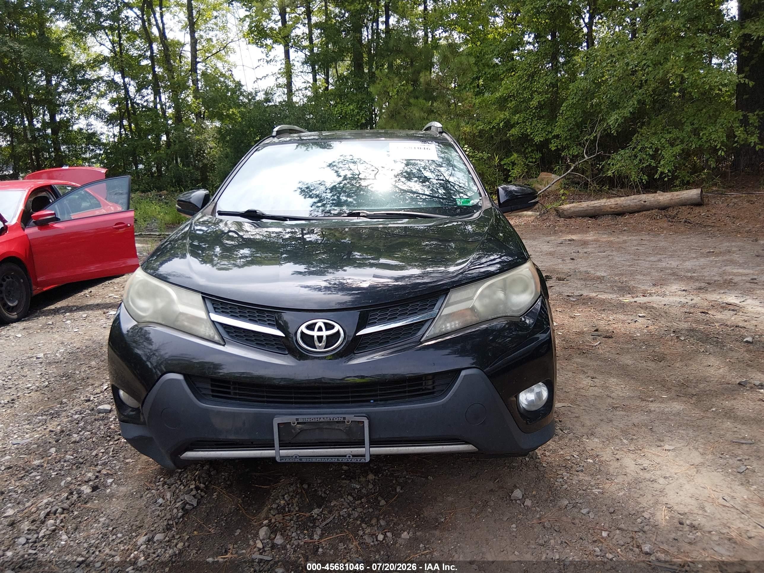 2014 Toyota Rav4 Xle Black vin: 2T3RFREVXEW182095