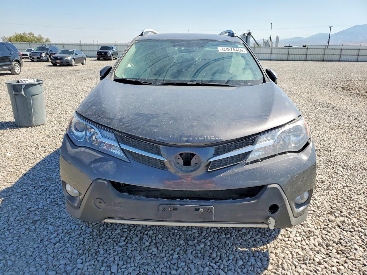 2014 Toyota Rav4 Xle Серый vin: 2T3RFREVXEW183697
