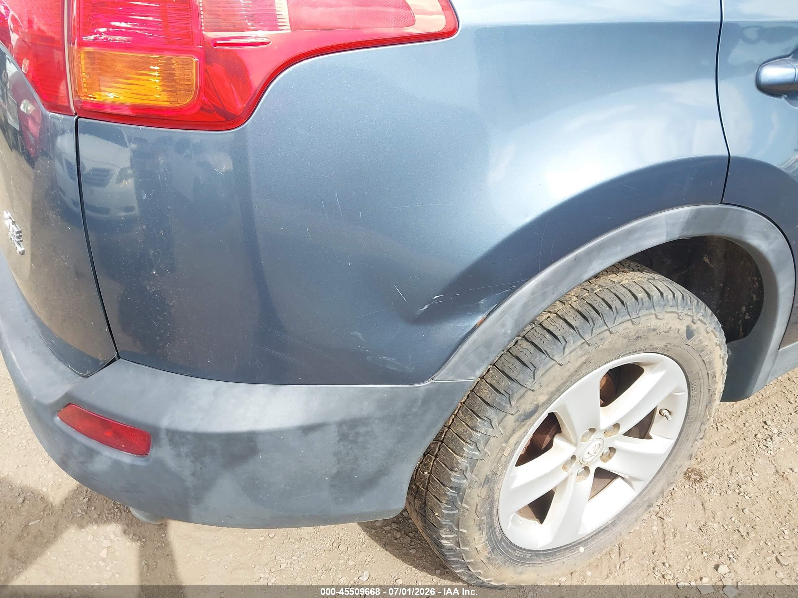 2014 Toyota Rav4 Xle Blue vin: 2T3RFREVXEW193016