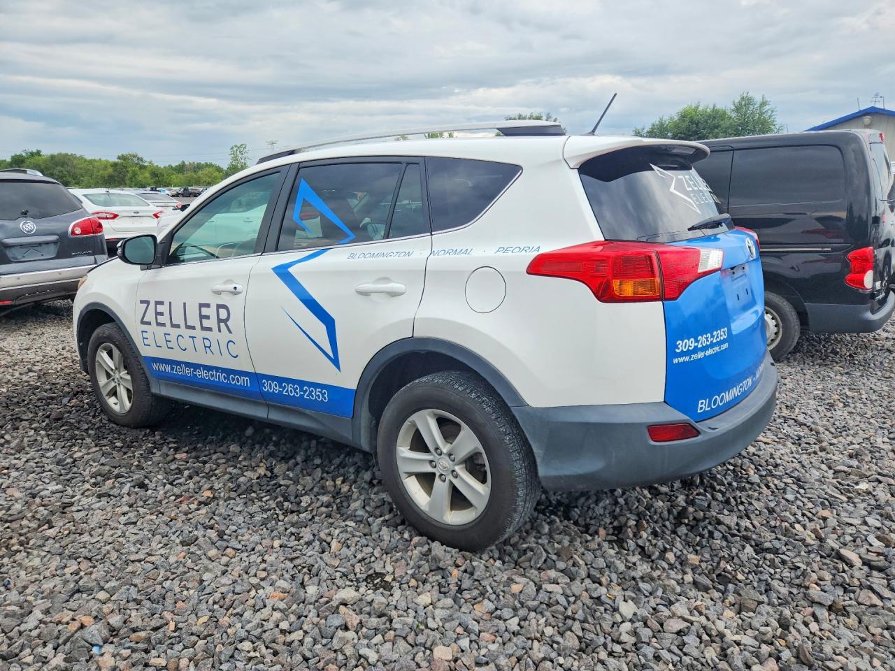 2014 Toyota Rav4 Xle Blue vin: 2T3RFREVXEW194361