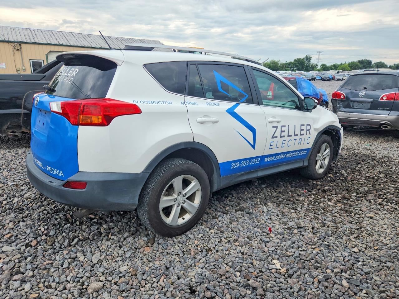 2014 Toyota Rav4 Xle Blue vin: 2T3RFREVXEW194361