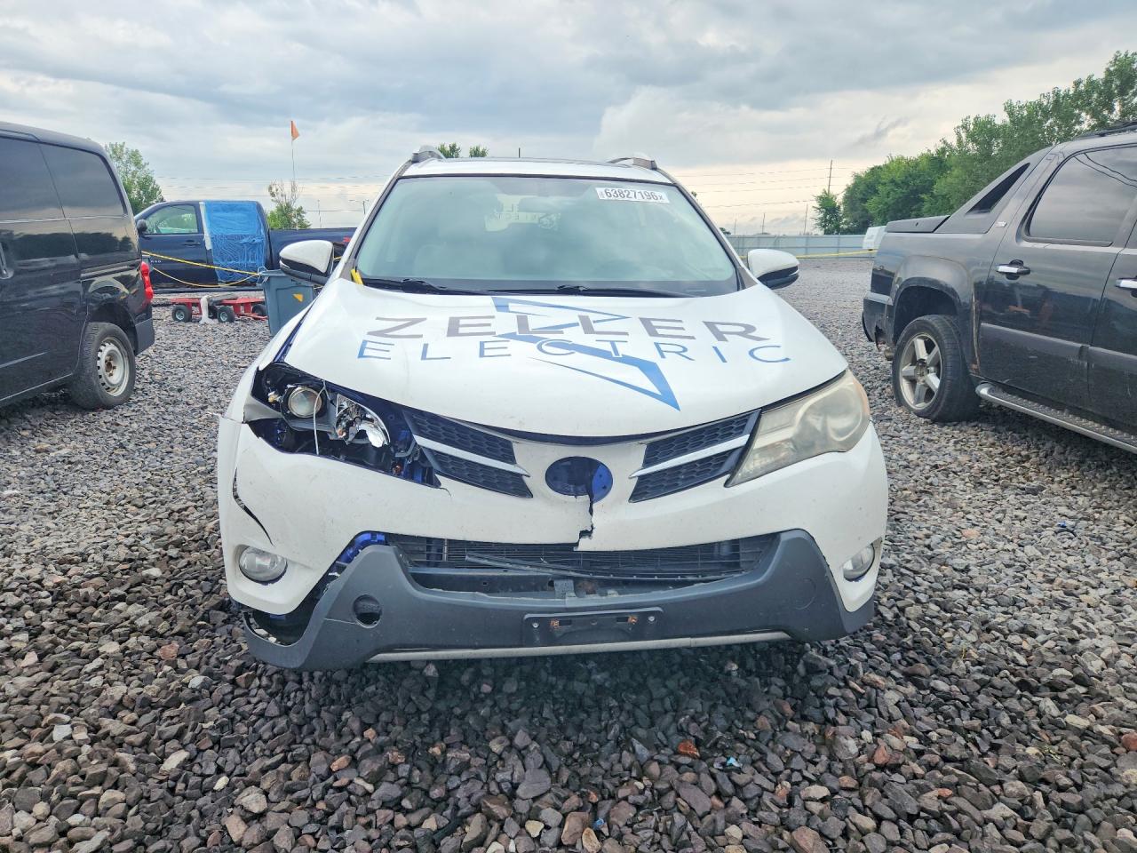 2014 Toyota Rav4 Xle Blue vin: 2T3RFREVXEW194361