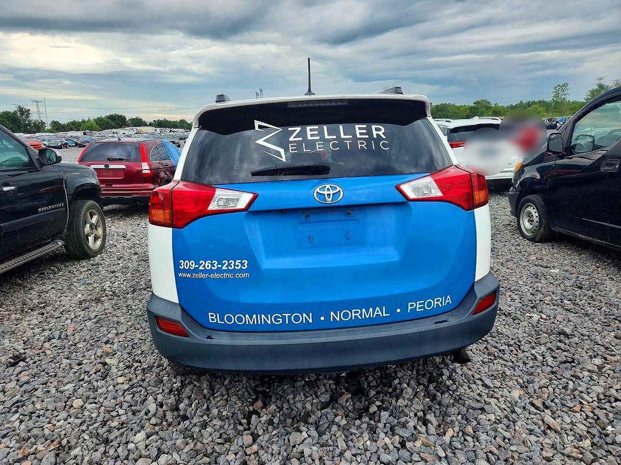 2014 Toyota Rav4 Xle Blue vin: 2T3RFREVXEW194361