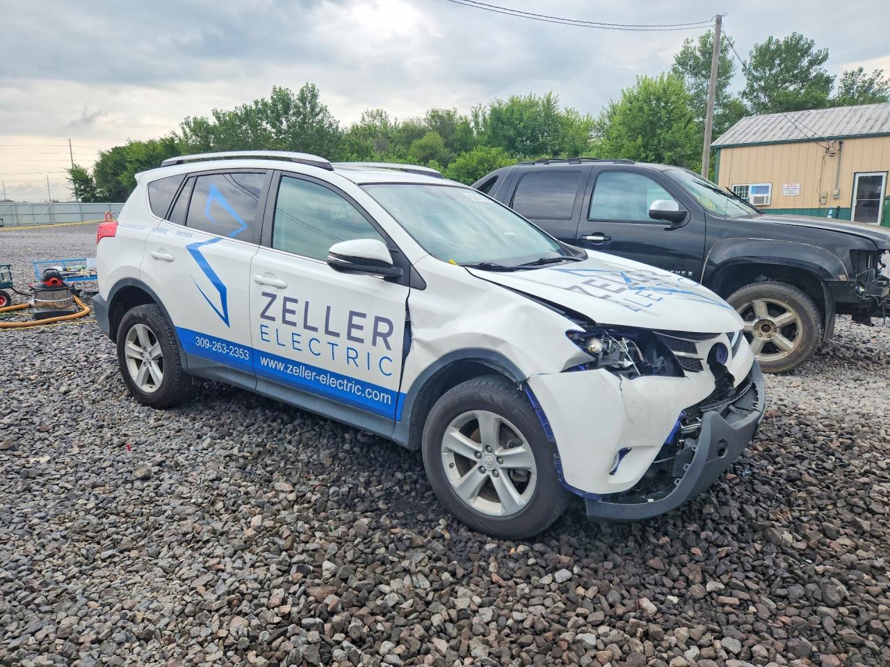 2014 Toyota Rav4 Xle Blue vin: 2T3RFREVXEW194361