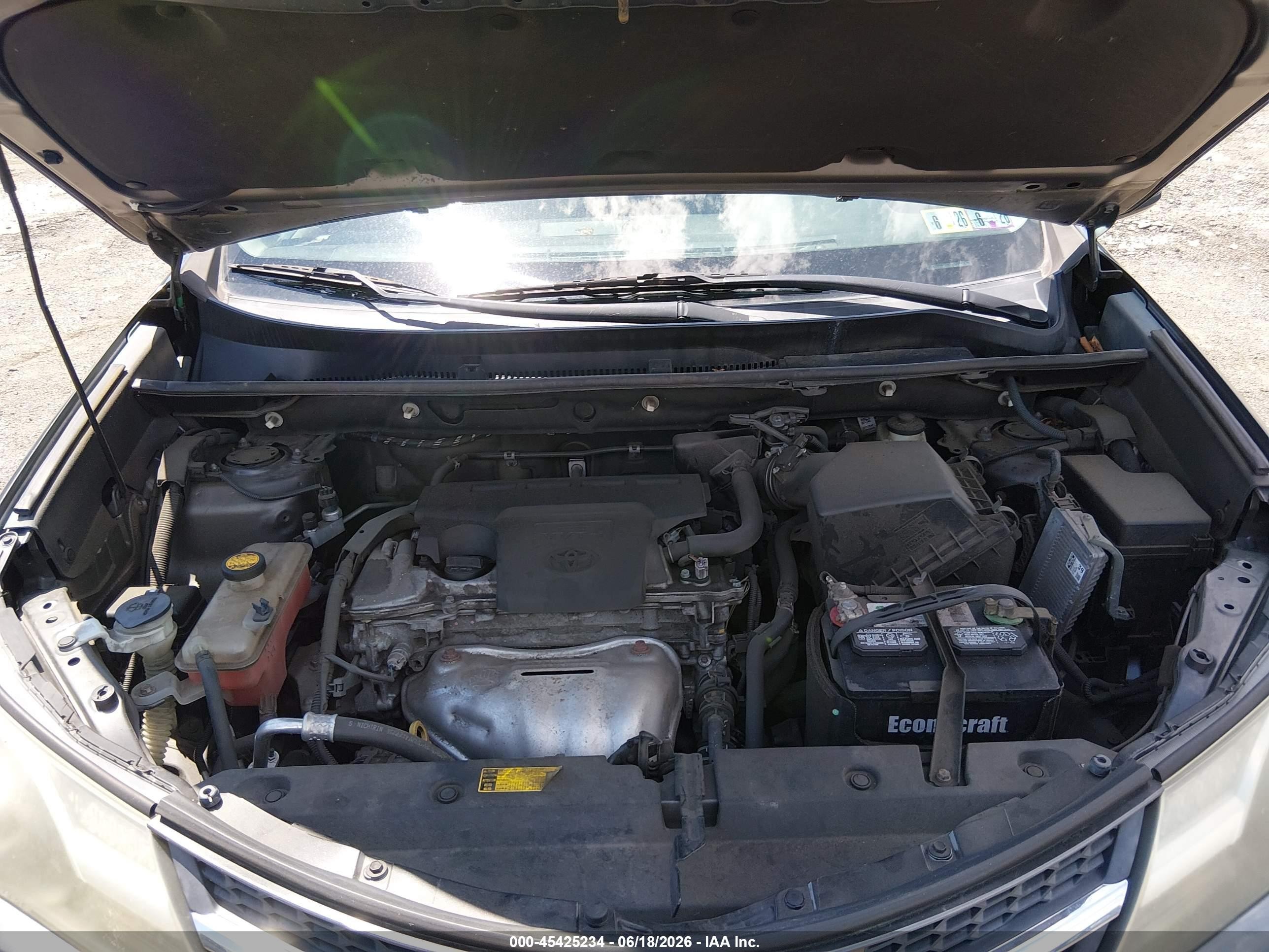 2014 Toyota Rav4 Xle Gray vin: 2T3RFREVXEW194909