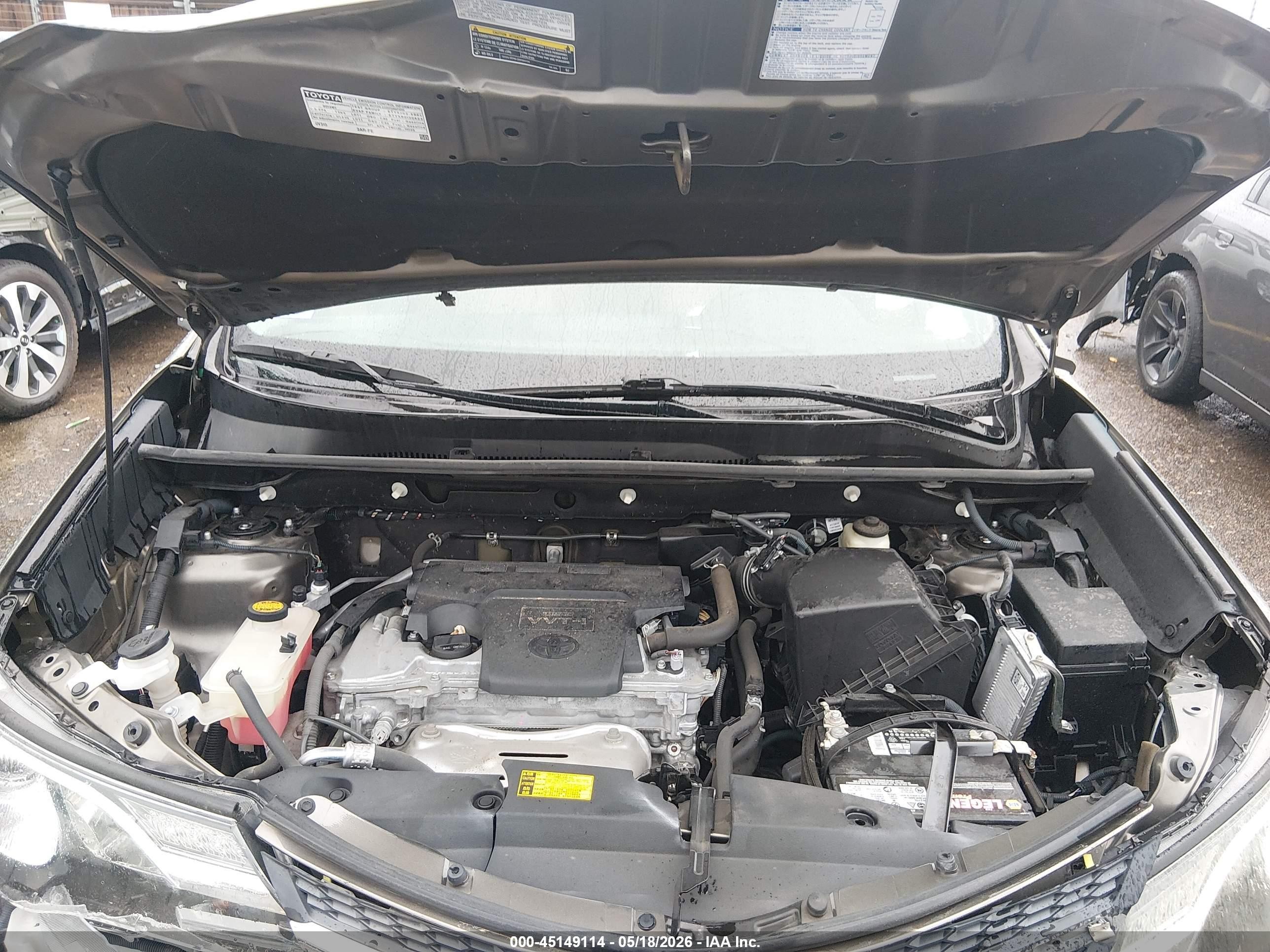 2014 Toyota Rav4 Xle Brown vin: 2T3RFREVXEW195459