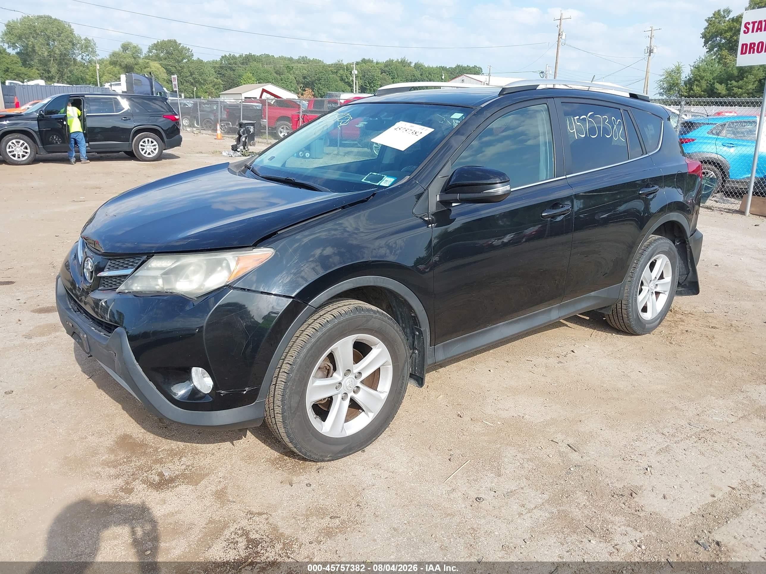 2014 Toyota Rav4 Xle Black vin: 2T3RFREVXEW198104