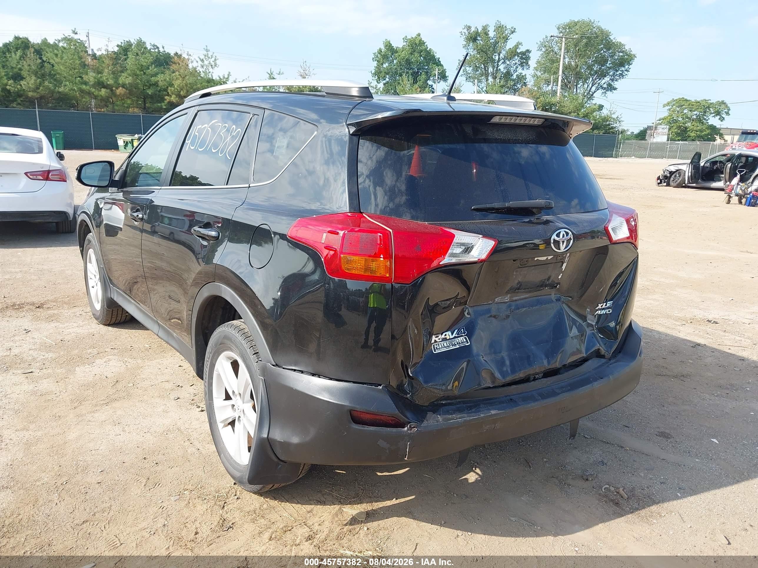 2014 Toyota Rav4 Xle Black vin: 2T3RFREVXEW198104