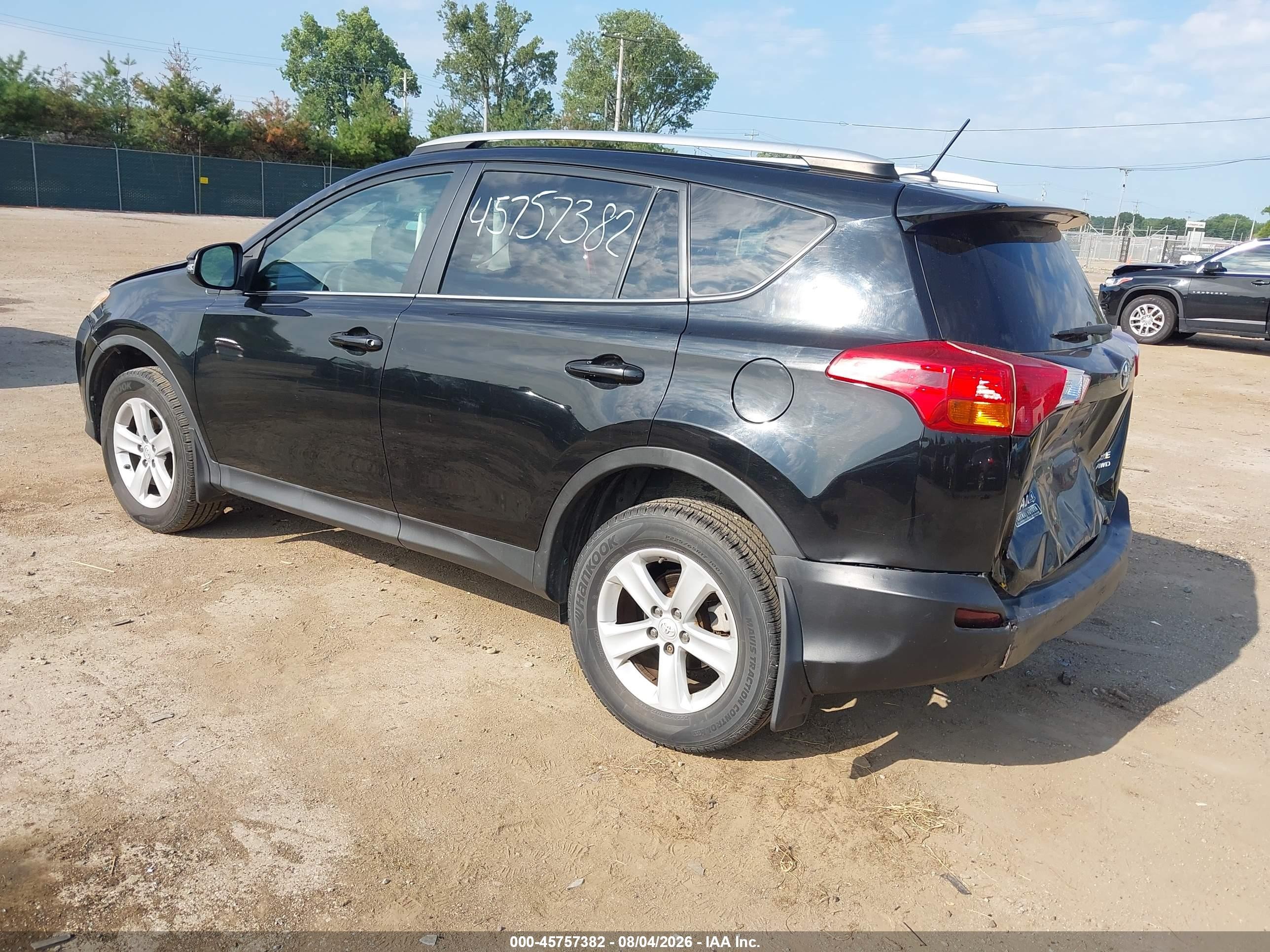 2014 Toyota Rav4 Xle Black vin: 2T3RFREVXEW198104