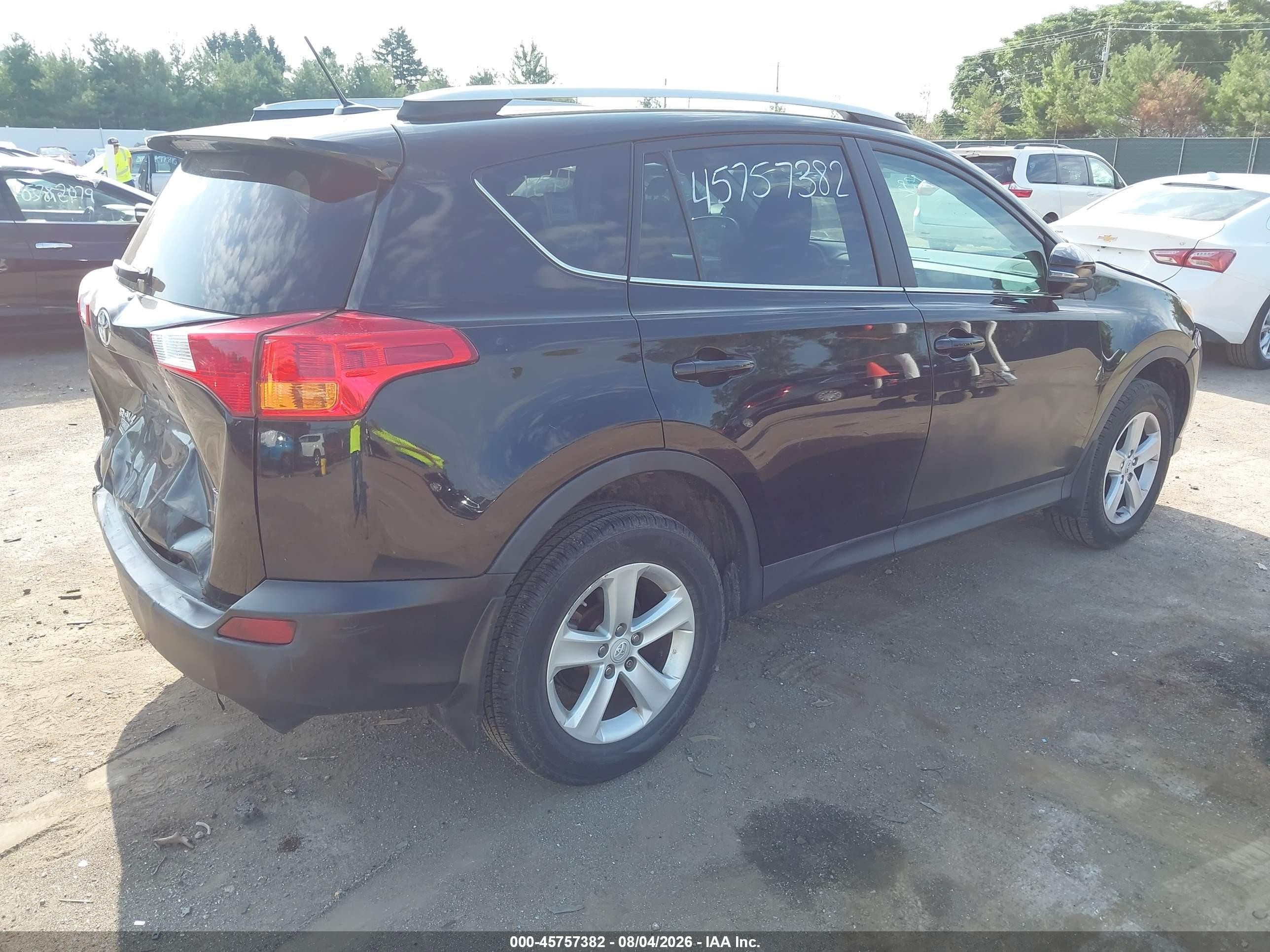 2014 Toyota Rav4 Xle Black vin: 2T3RFREVXEW198104