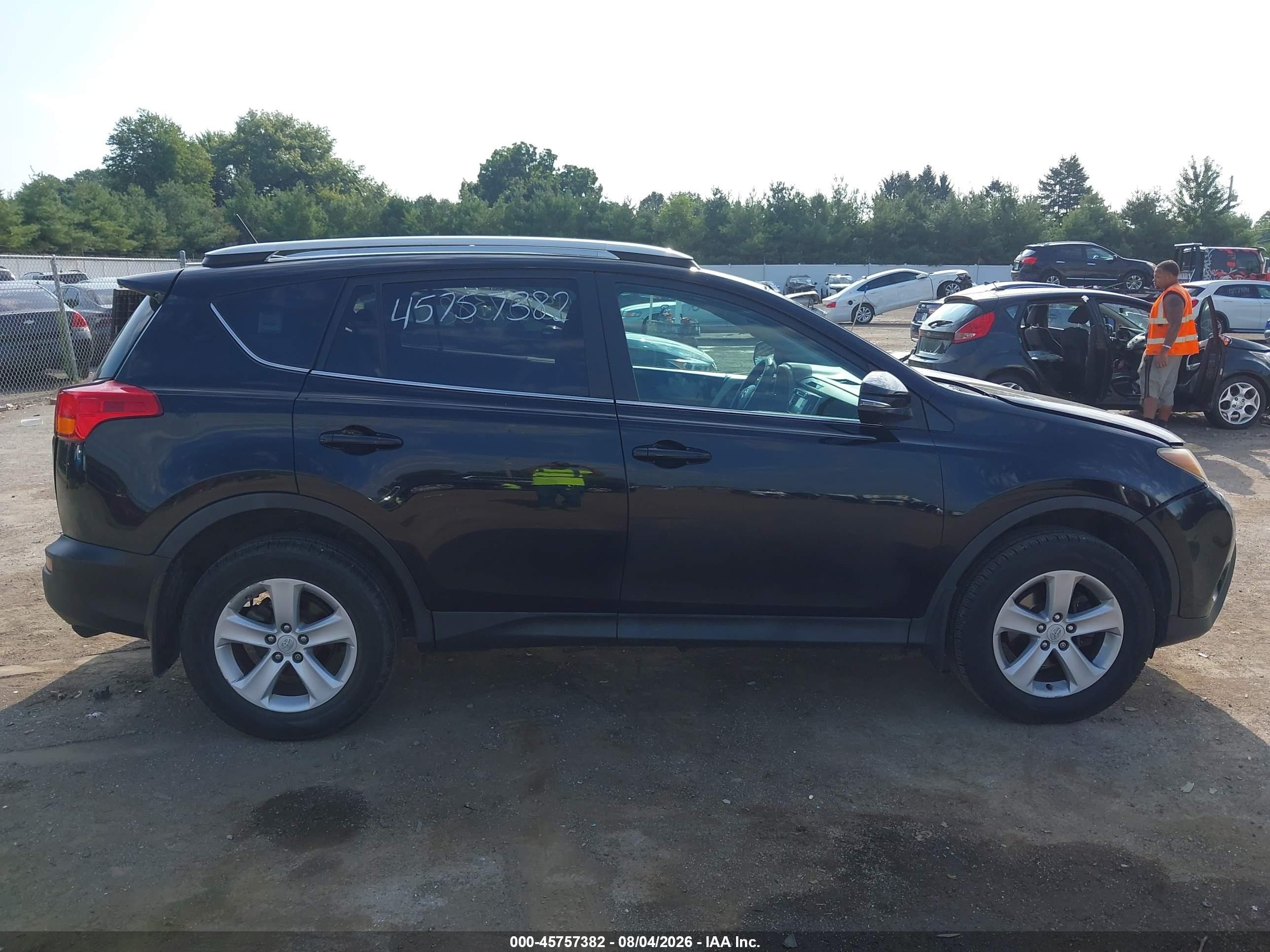 2014 Toyota Rav4 Xle Black vin: 2T3RFREVXEW198104
