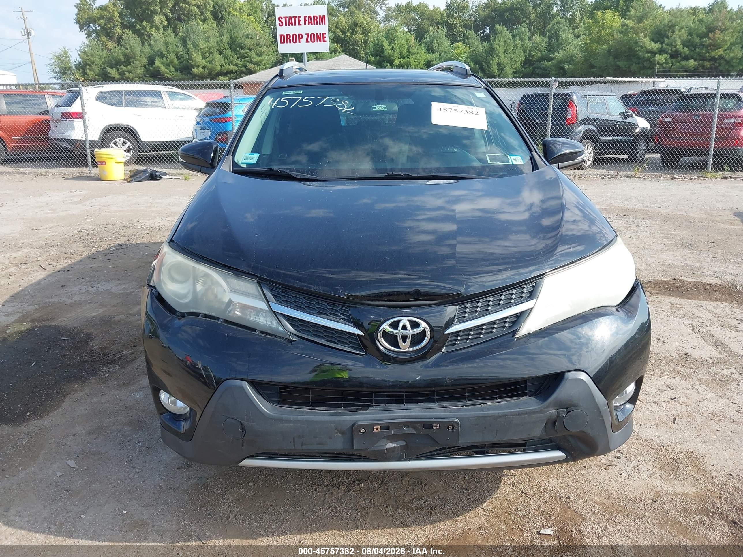 2014 Toyota Rav4 Xle Black vin: 2T3RFREVXEW198104