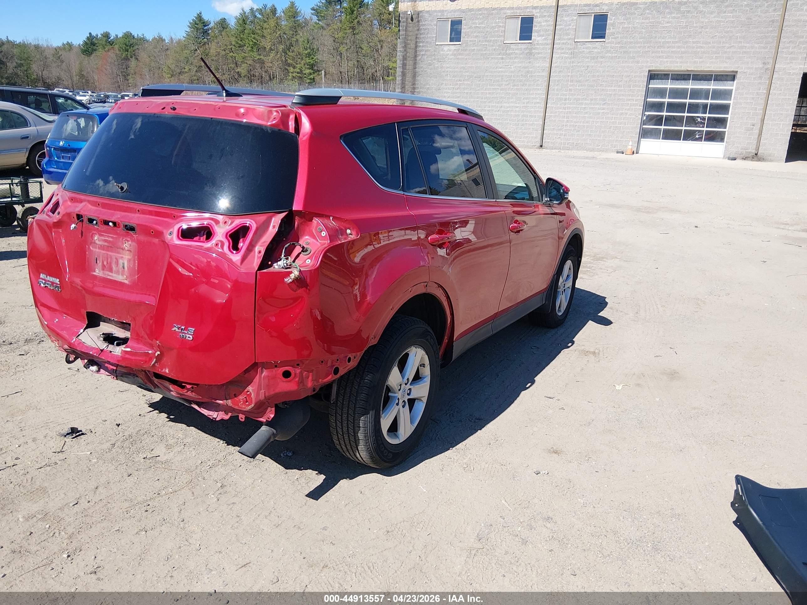 2014 Toyota Rav4 Xle Red vin: 2T3RFREVXEW217525