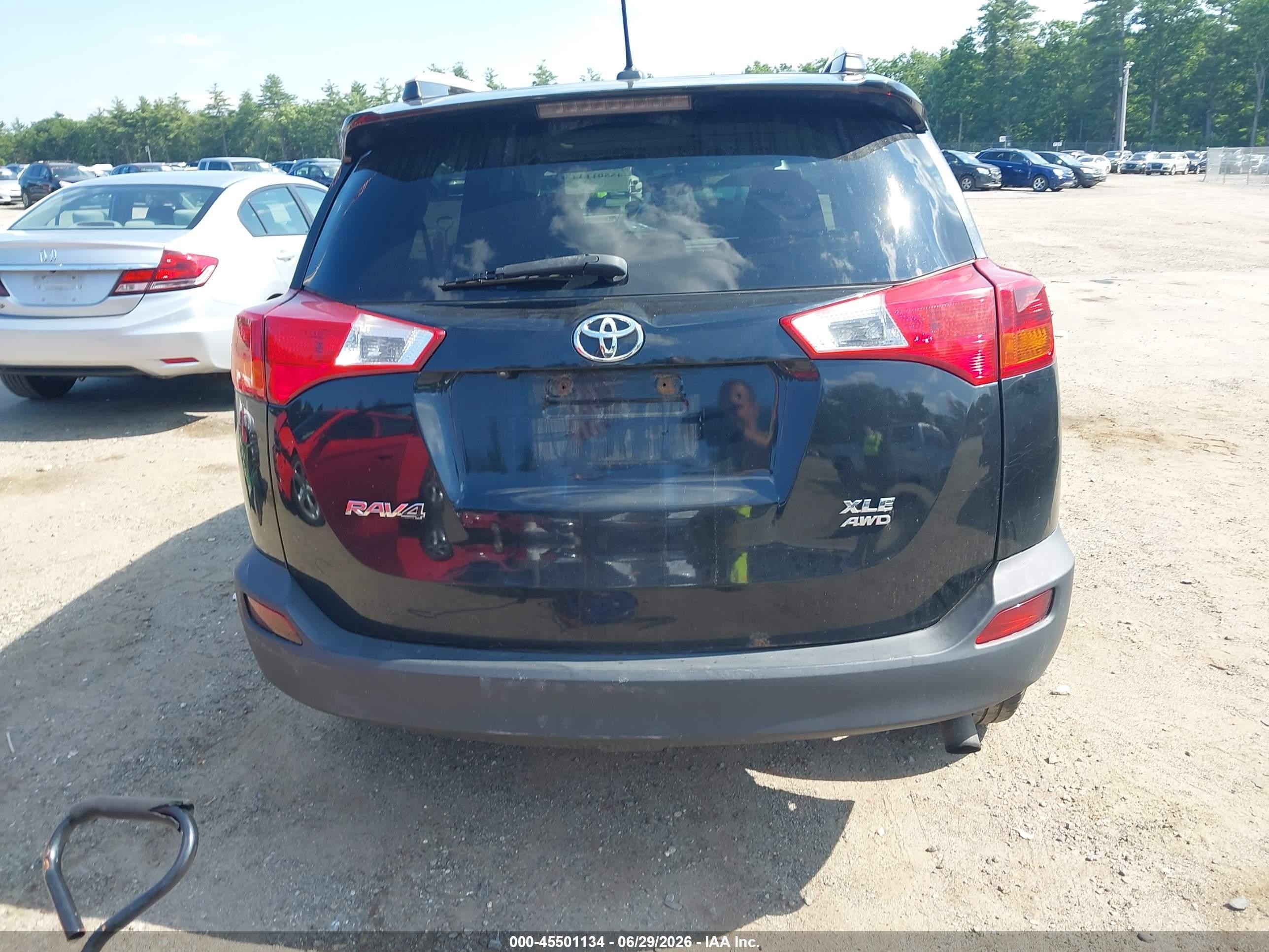 2014 Toyota Rav4 Xle Black vin: 2T3RFREVXEW221574