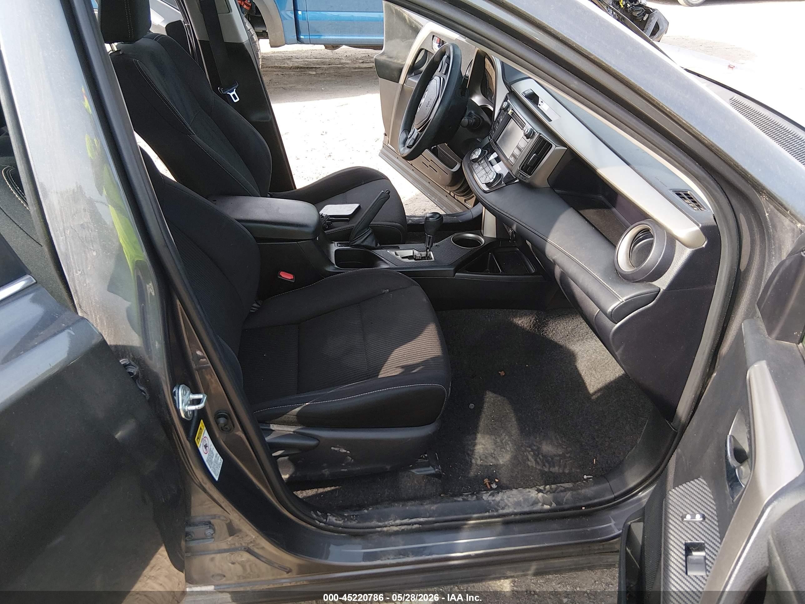 2015 Toyota Rav4 Xle Gray vin: 2T3RFREVXFW254706