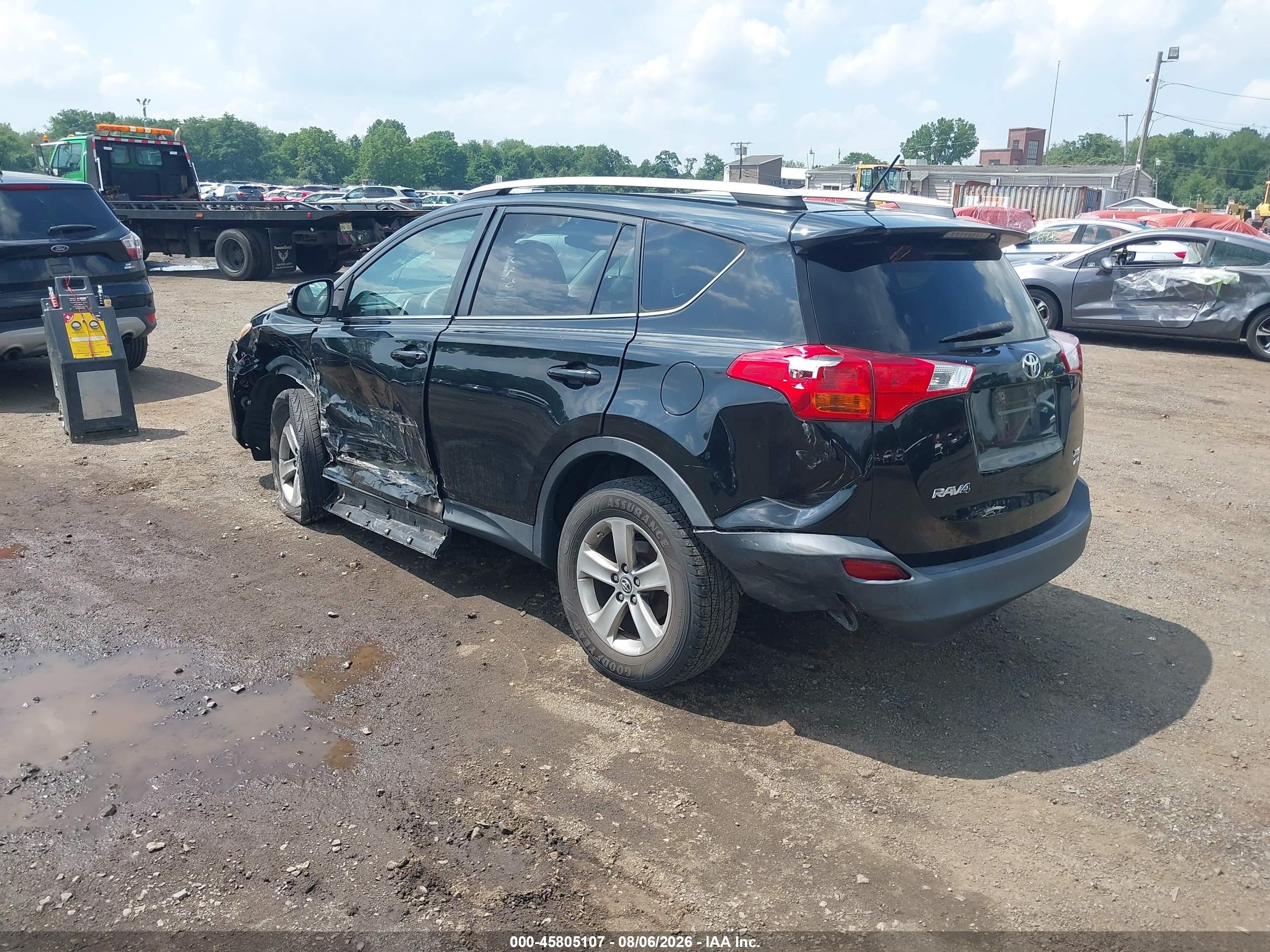 2015 Toyota Rav4 Xle Black vin: 2T3RFREVXFW345197