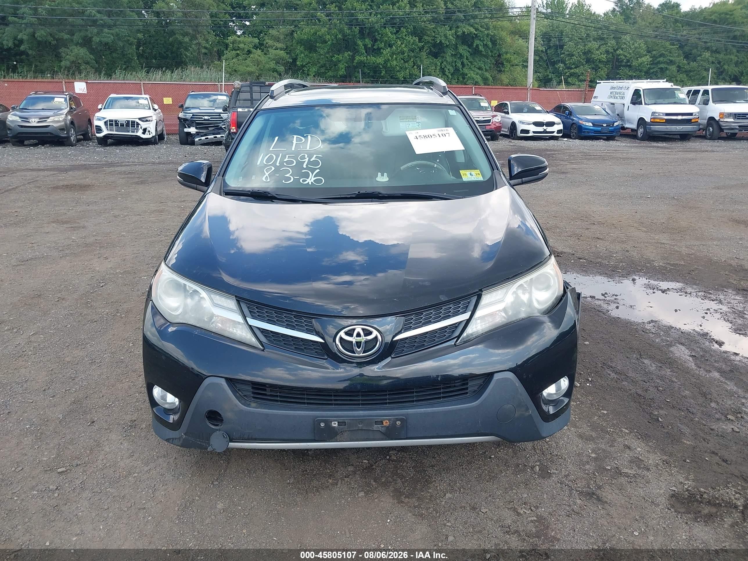 2015 Toyota Rav4 Xle Black vin: 2T3RFREVXFW345197