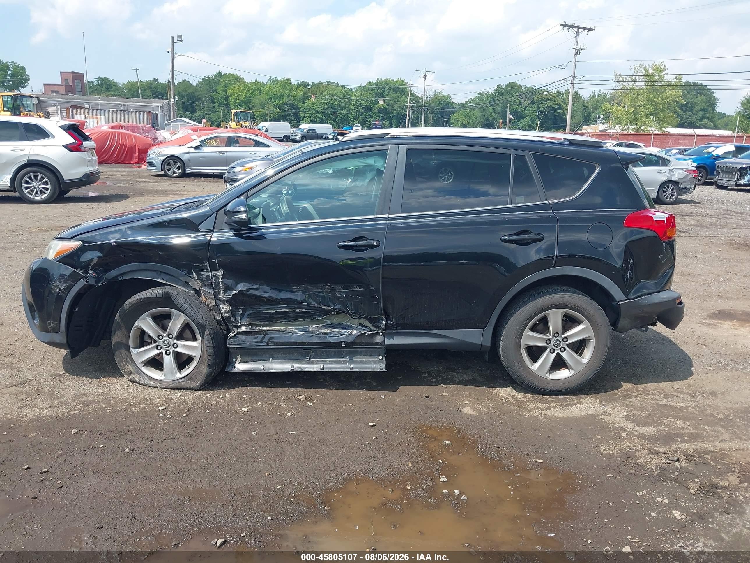 2015 Toyota Rav4 Xle Black vin: 2T3RFREVXFW345197