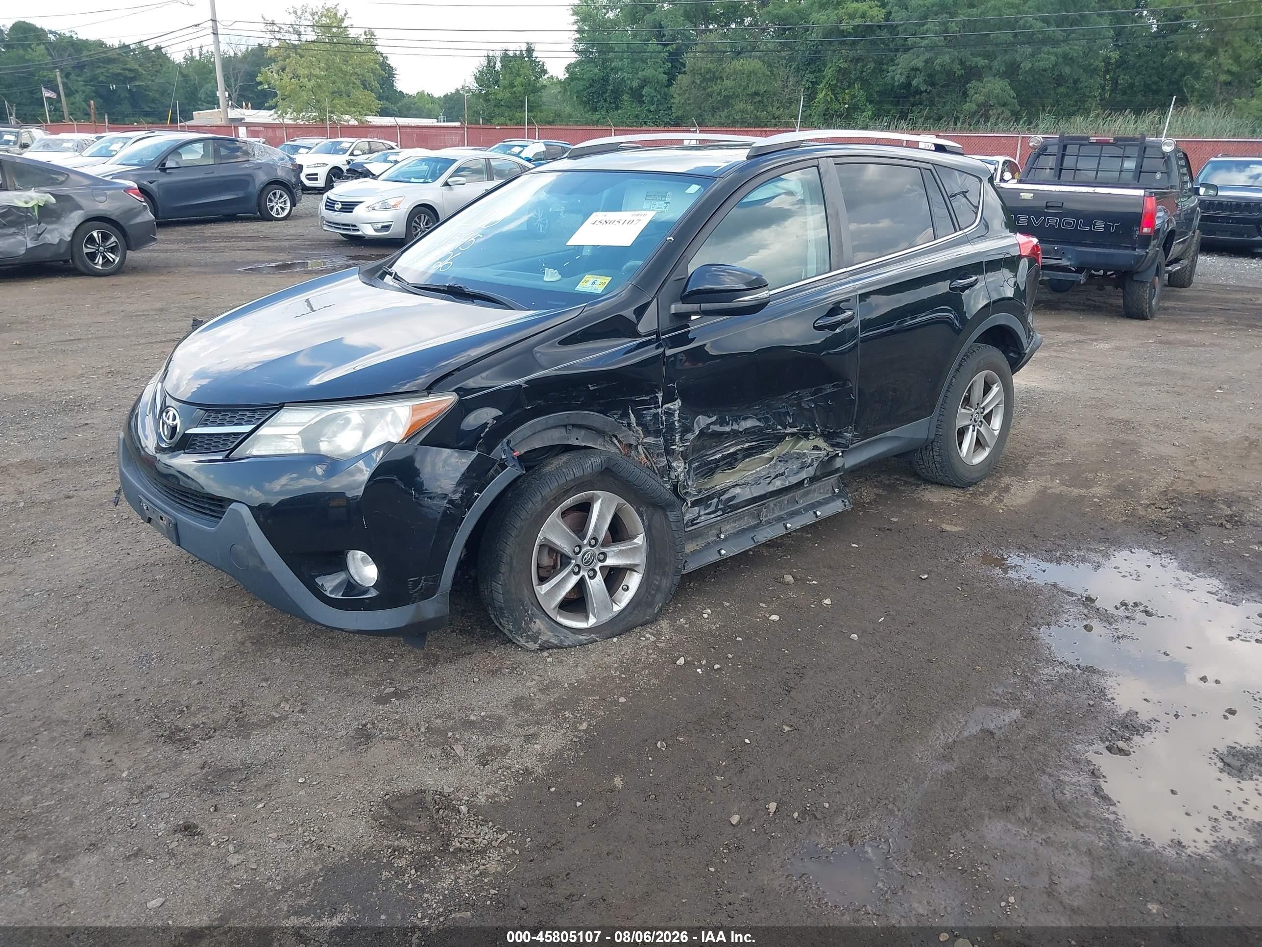 2015 Toyota Rav4 Xle Black vin: 2T3RFREVXFW345197