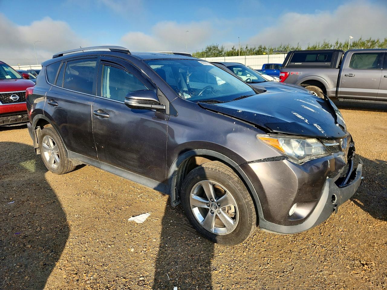 2015 Toyota Rav4 Xle Gray vin: 2T3RFREVXFW359309
