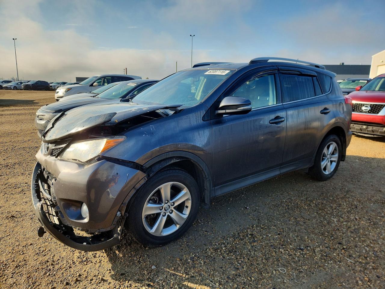 2015 Toyota Rav4 Xle Gray vin: 2T3RFREVXFW359309