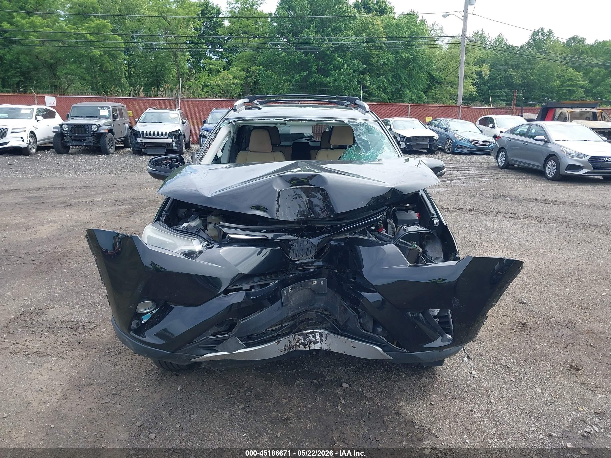 2016 Toyota Rav4 Xle Черный vin: 2T3RFREVXGW461002