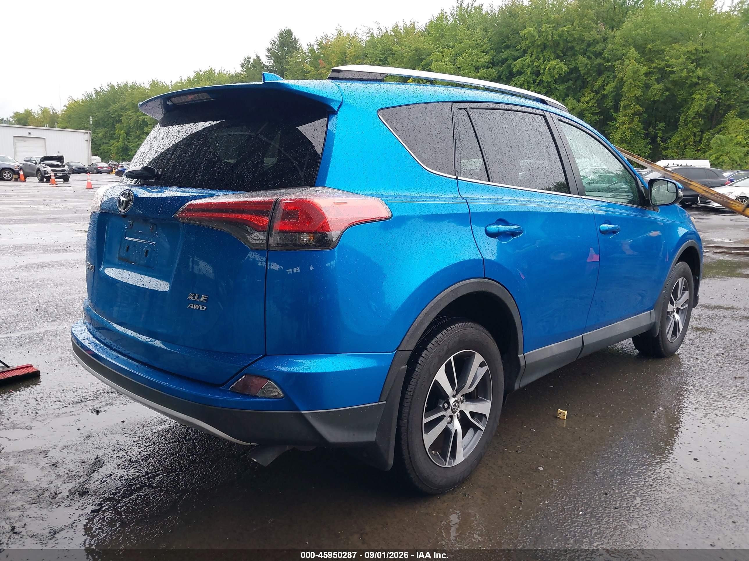 2016 Toyota Rav4 Xle Blue vin: 2T3RFREVXGW491682