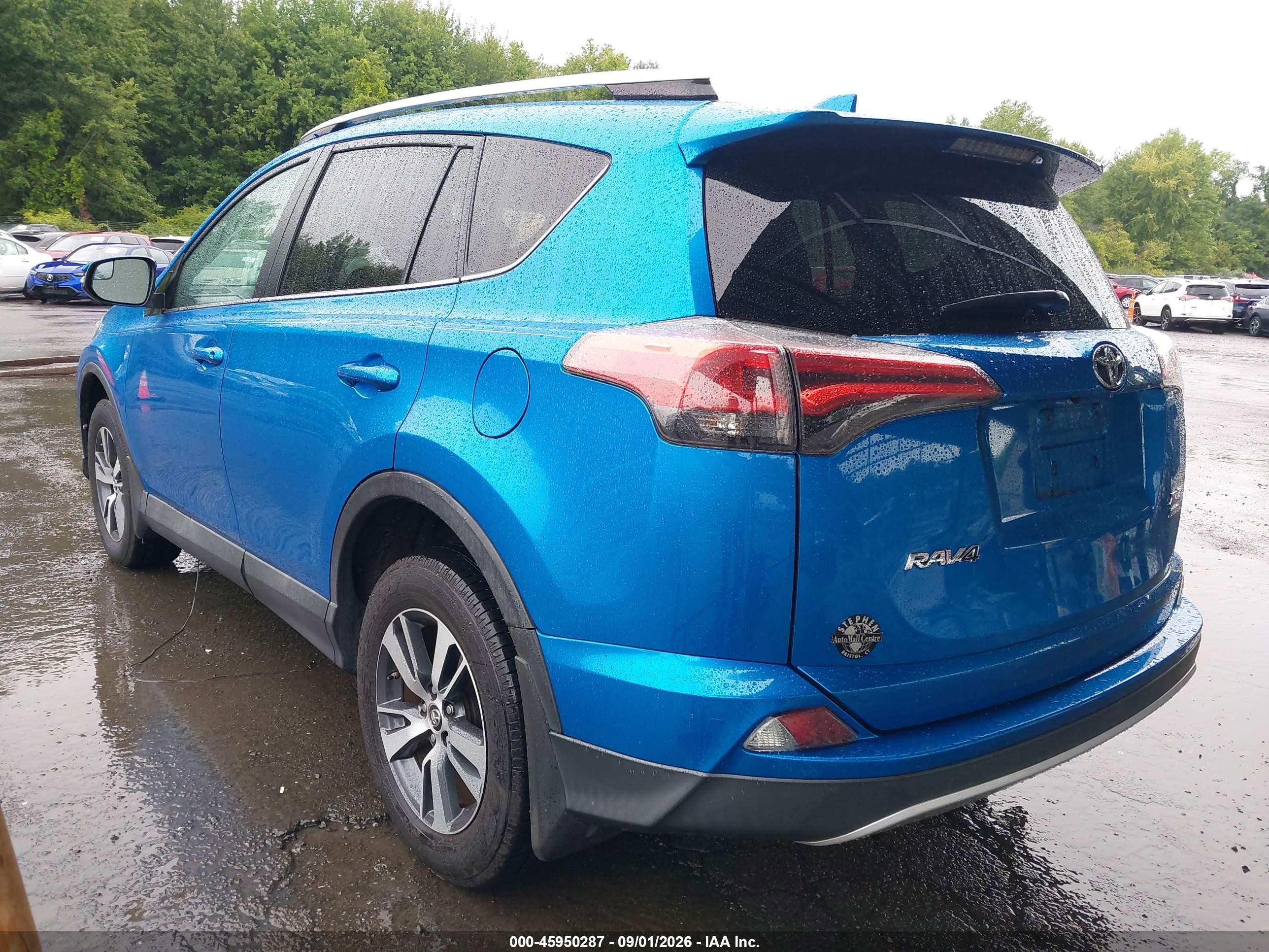 2016 Toyota Rav4 Xle Blue vin: 2T3RFREVXGW491682