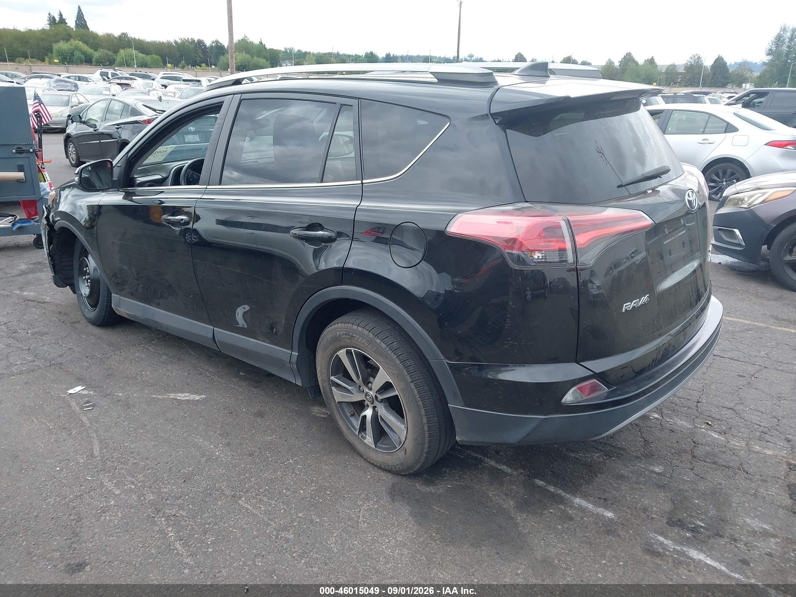 2017 Toyota Rav4 Xle Black vin: 2T3RFREVXHW657801