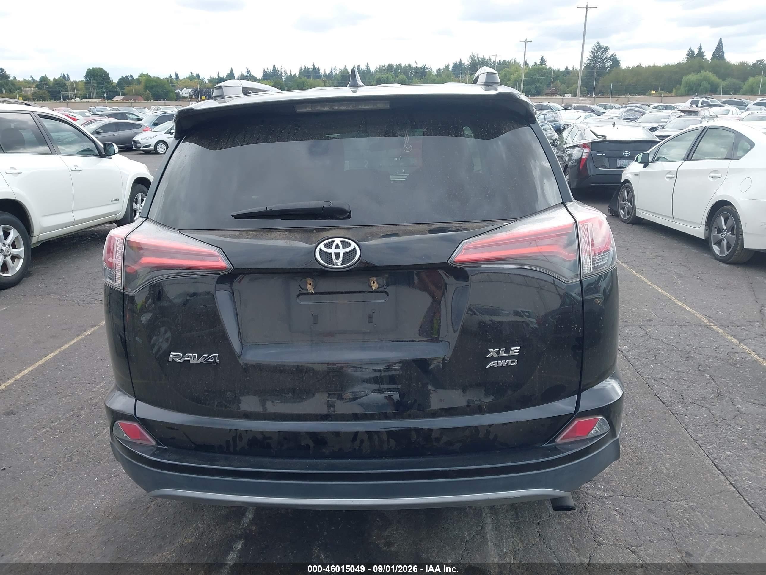 2017 Toyota Rav4 Xle Black vin: 2T3RFREVXHW657801