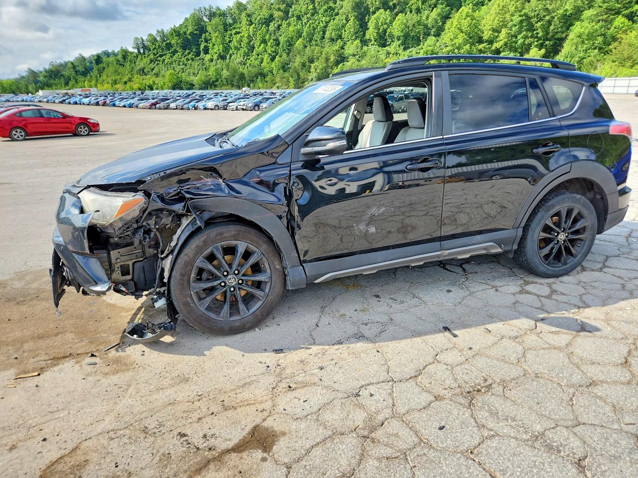 2018 Toyota Rav4 Adventure Black vin: 2T3RFREVXJW747827