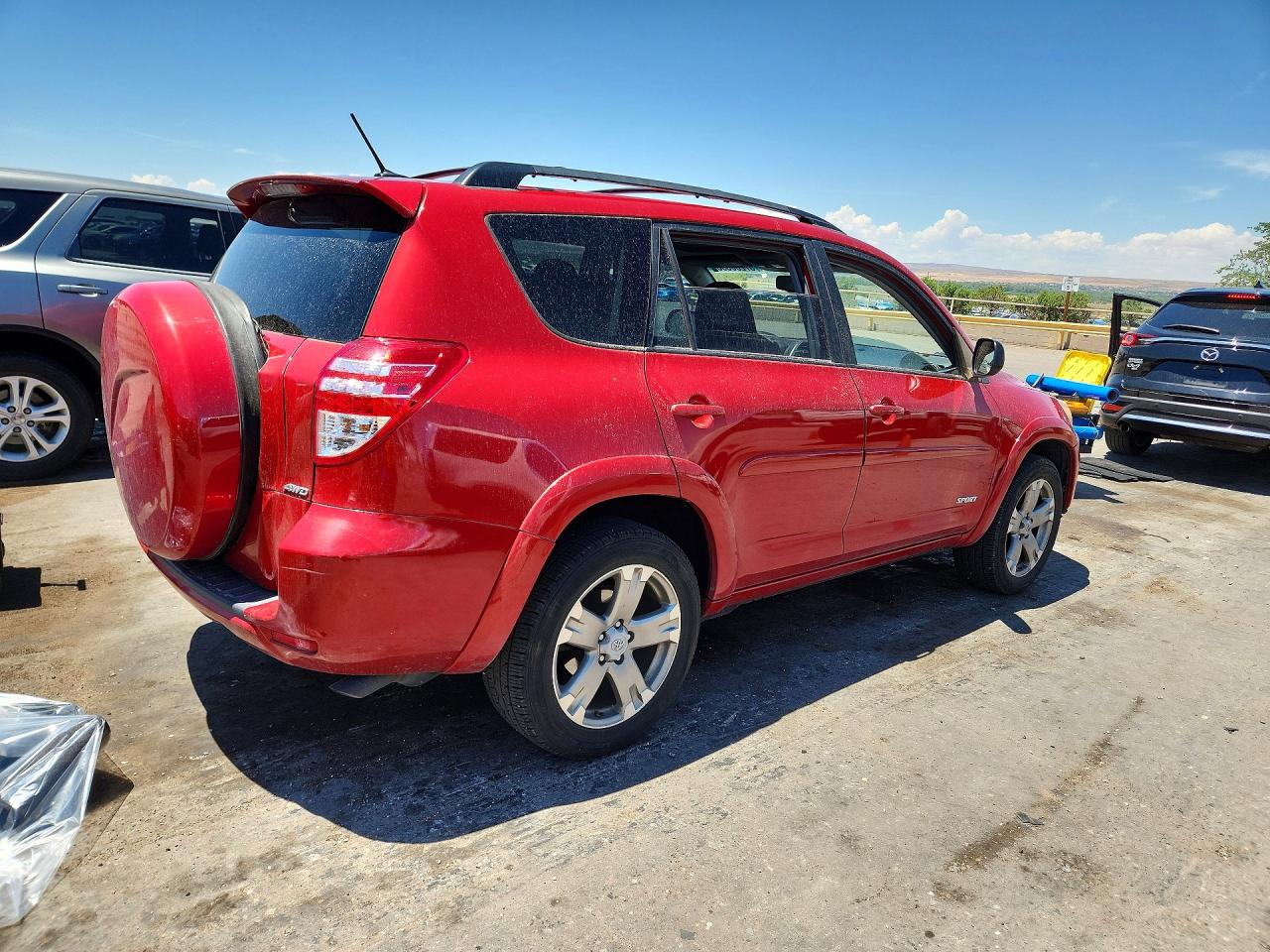 2012 Toyota Rav4 Sport Red vin: 2T3RK4DV7CW065684