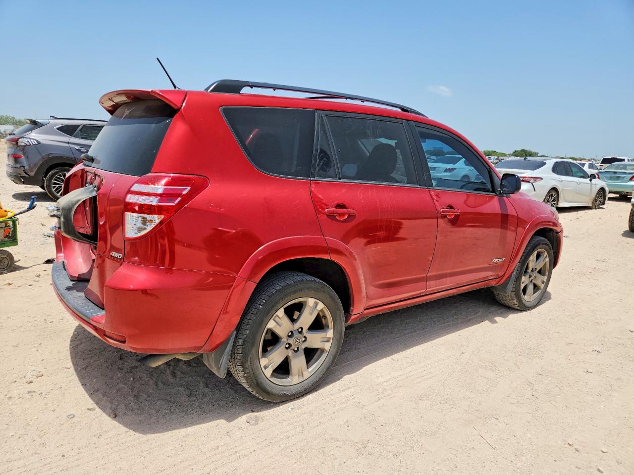 2012 Toyota Rav4 Sport Red vin: 2T3RK4DV9CW091929