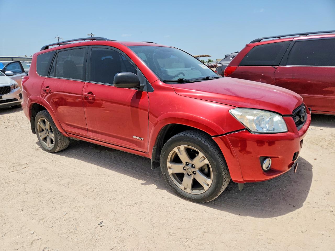 2012 Toyota Rav4 Sport Red vin: 2T3RK4DV9CW091929