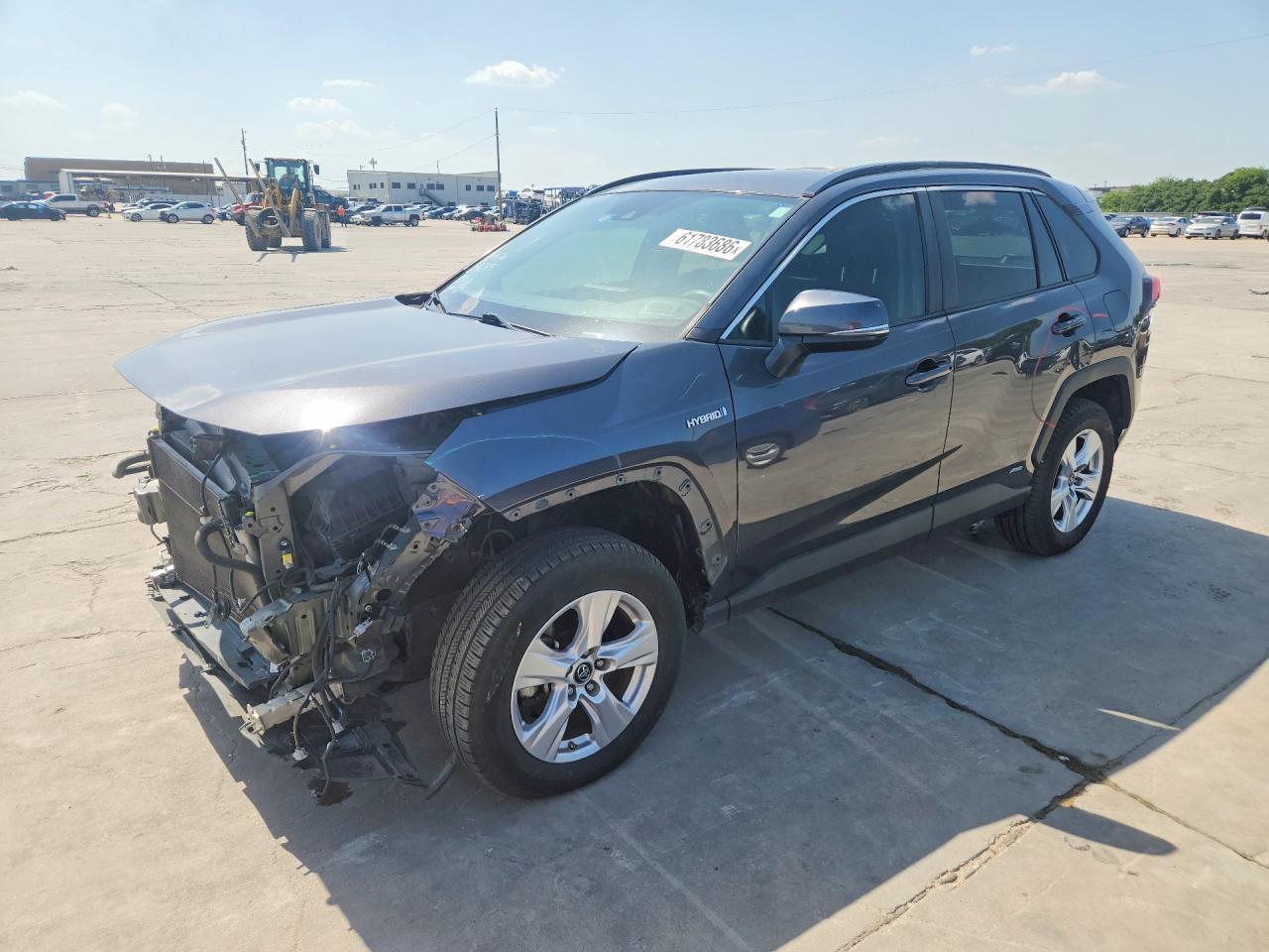 2019 Toyota Rav4 Hybrid Xle Серый vin: 2T3RWRFV3KW031593