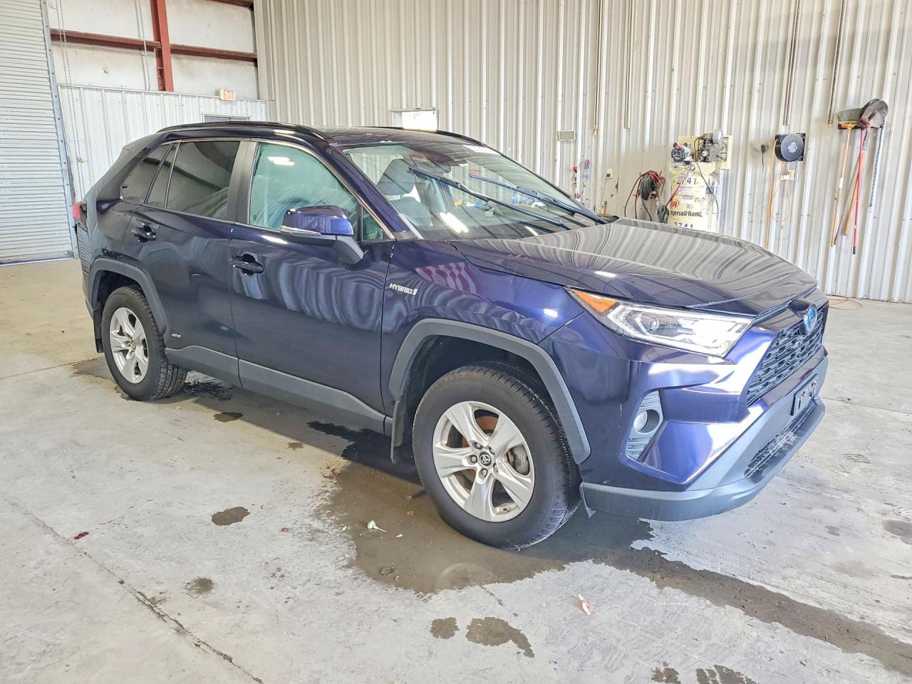 2019 Toyota Rav4 Hybrid Xle Blue vin: 2T3RWRFV4KW025835
