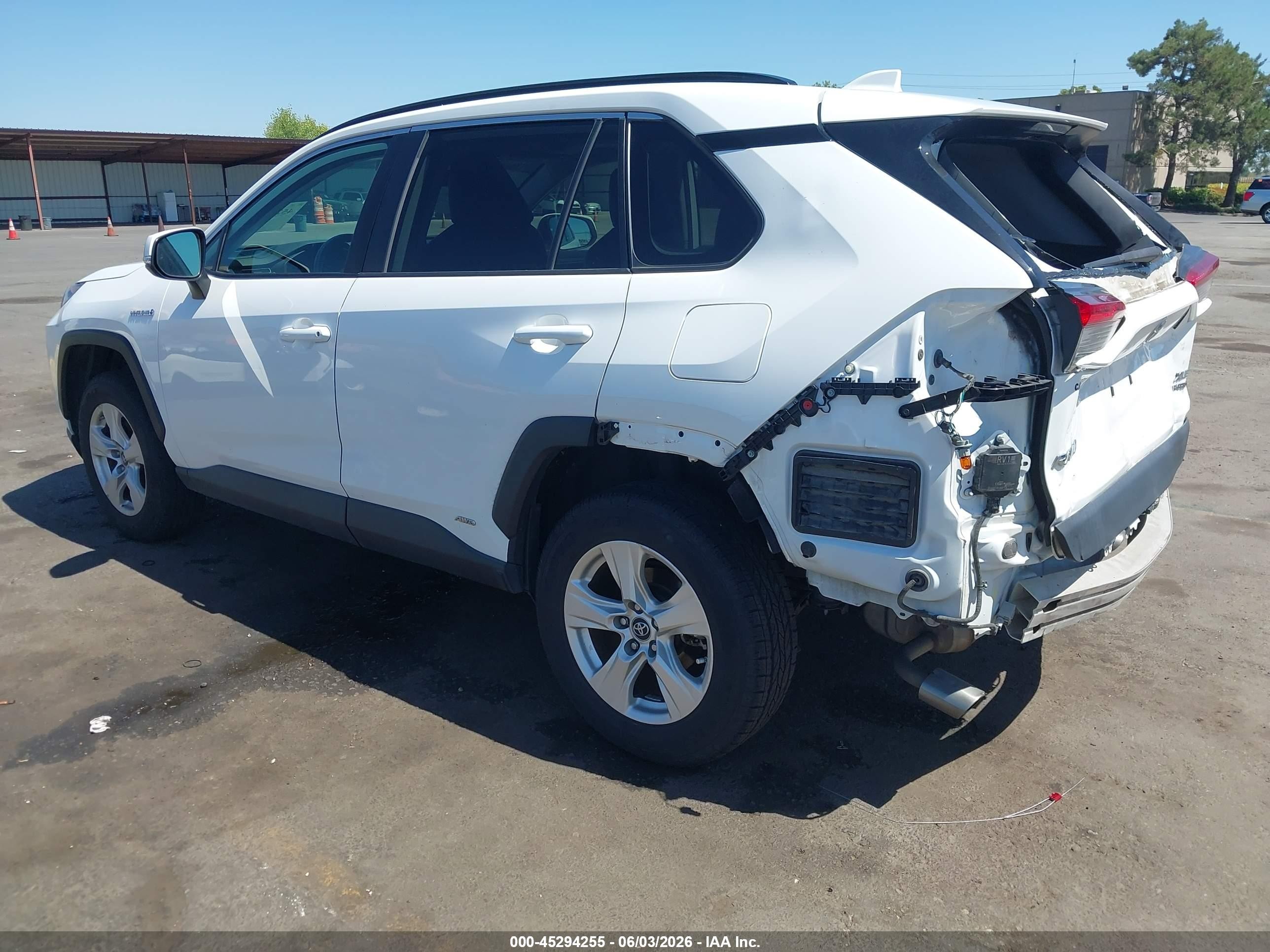 2019 Toyota Rav4 Hybrid Xle Белый vin: 2T3RWRFV5KW025388