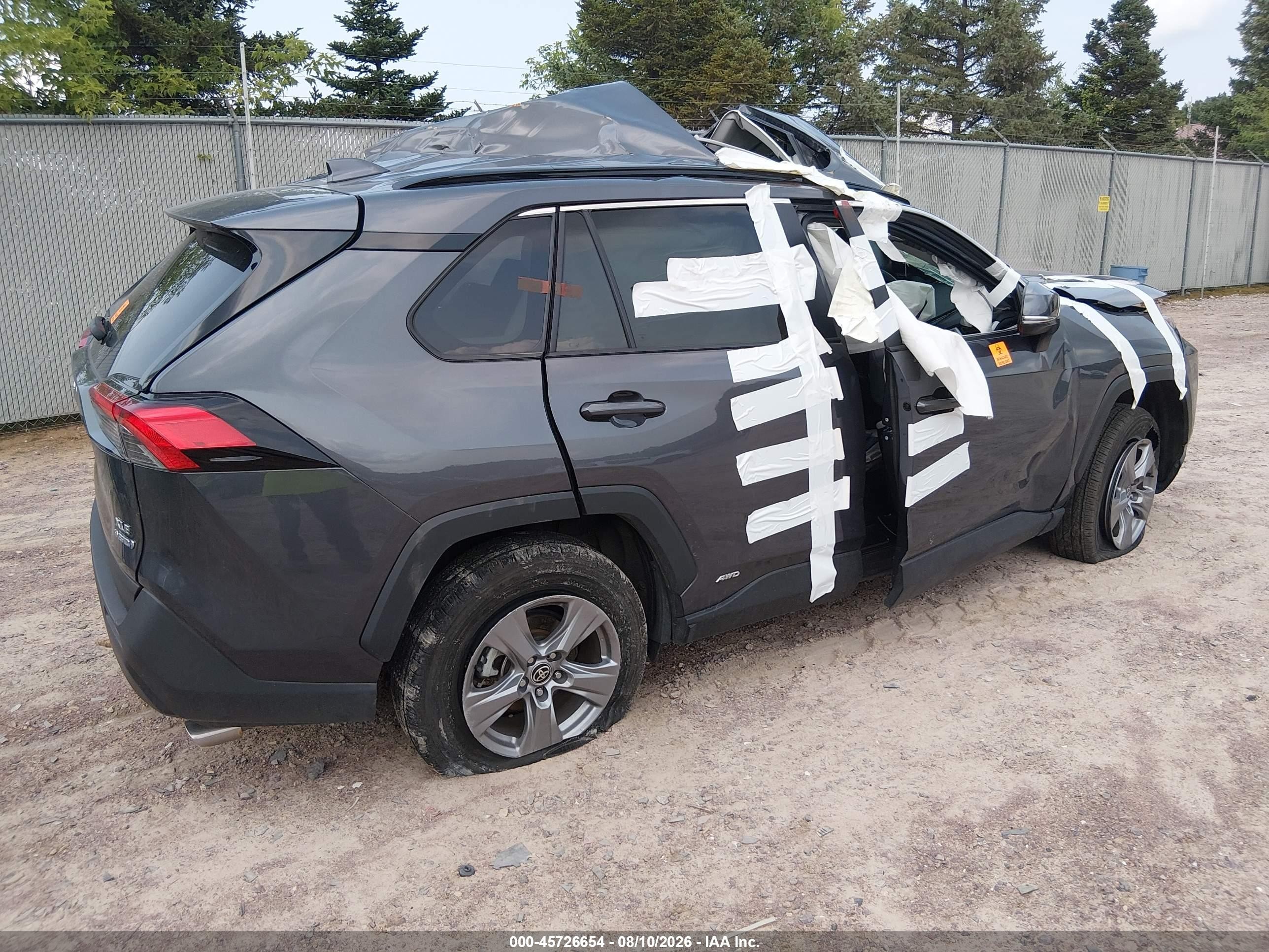 2022 Toyota Rav4 Hybrid Xle Gray vin: 2T3RWRFV5NW136592