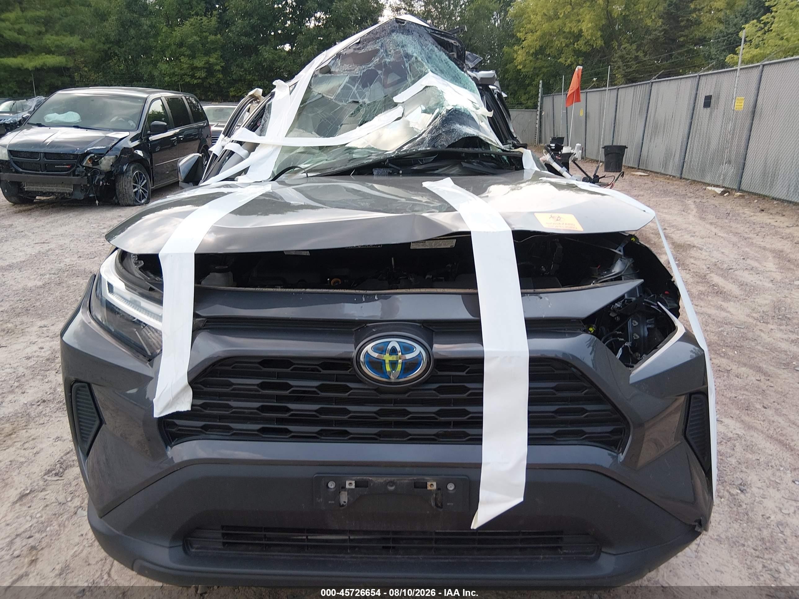 2022 Toyota Rav4 Hybrid Xle Gray vin: 2T3RWRFV5NW136592