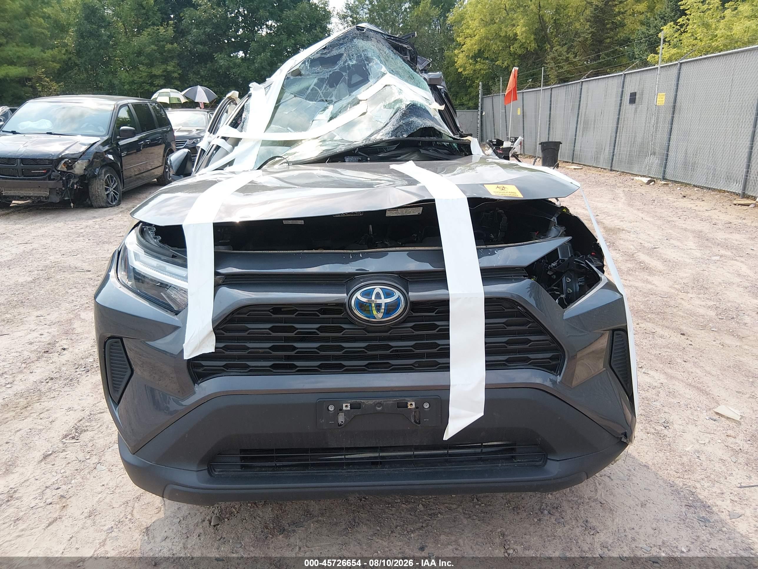 2022 Toyota Rav4 Hybrid Xle Gray vin: 2T3RWRFV5NW136592