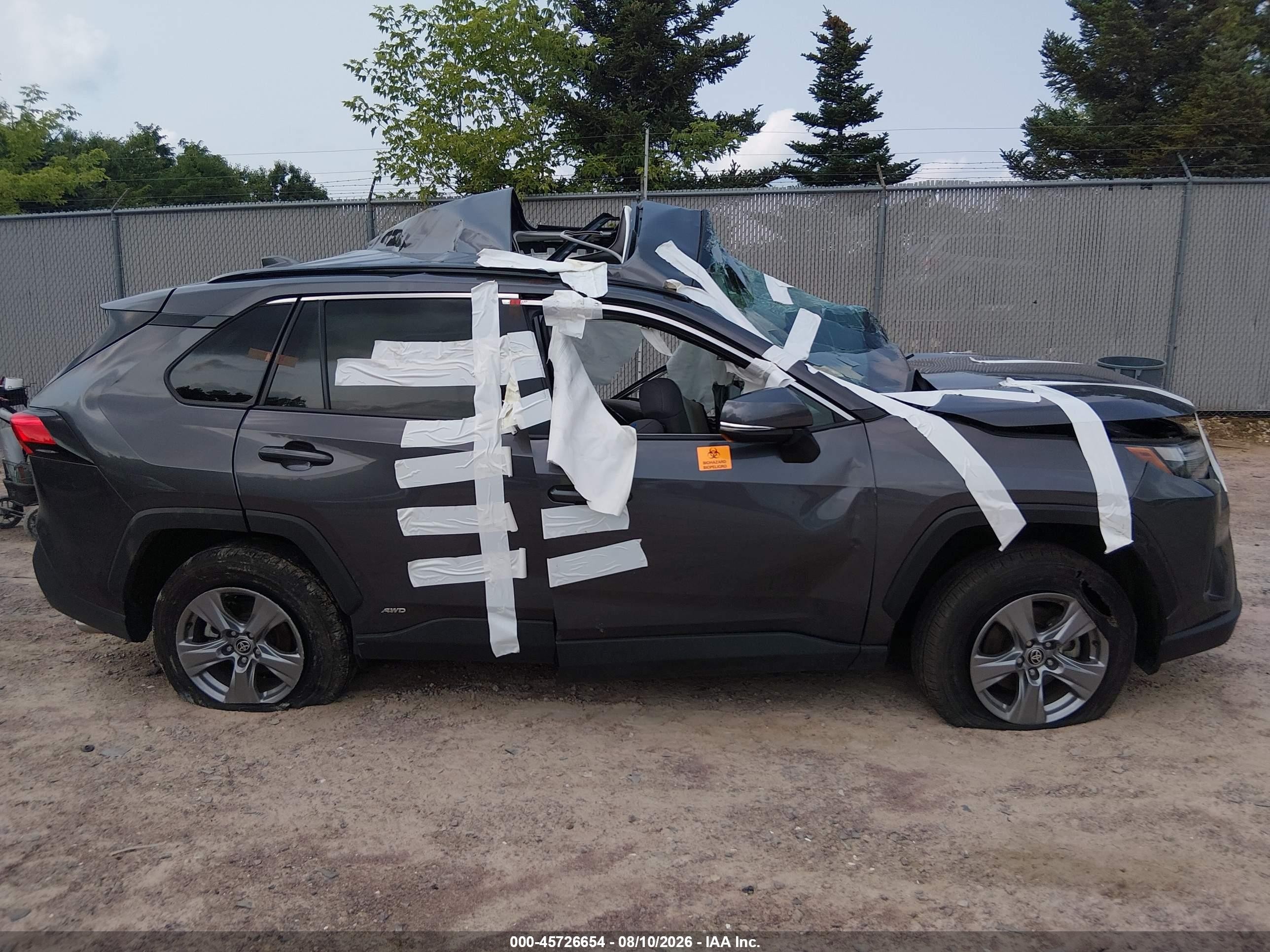 2022 Toyota Rav4 Hybrid Xle Gray vin: 2T3RWRFV5NW136592