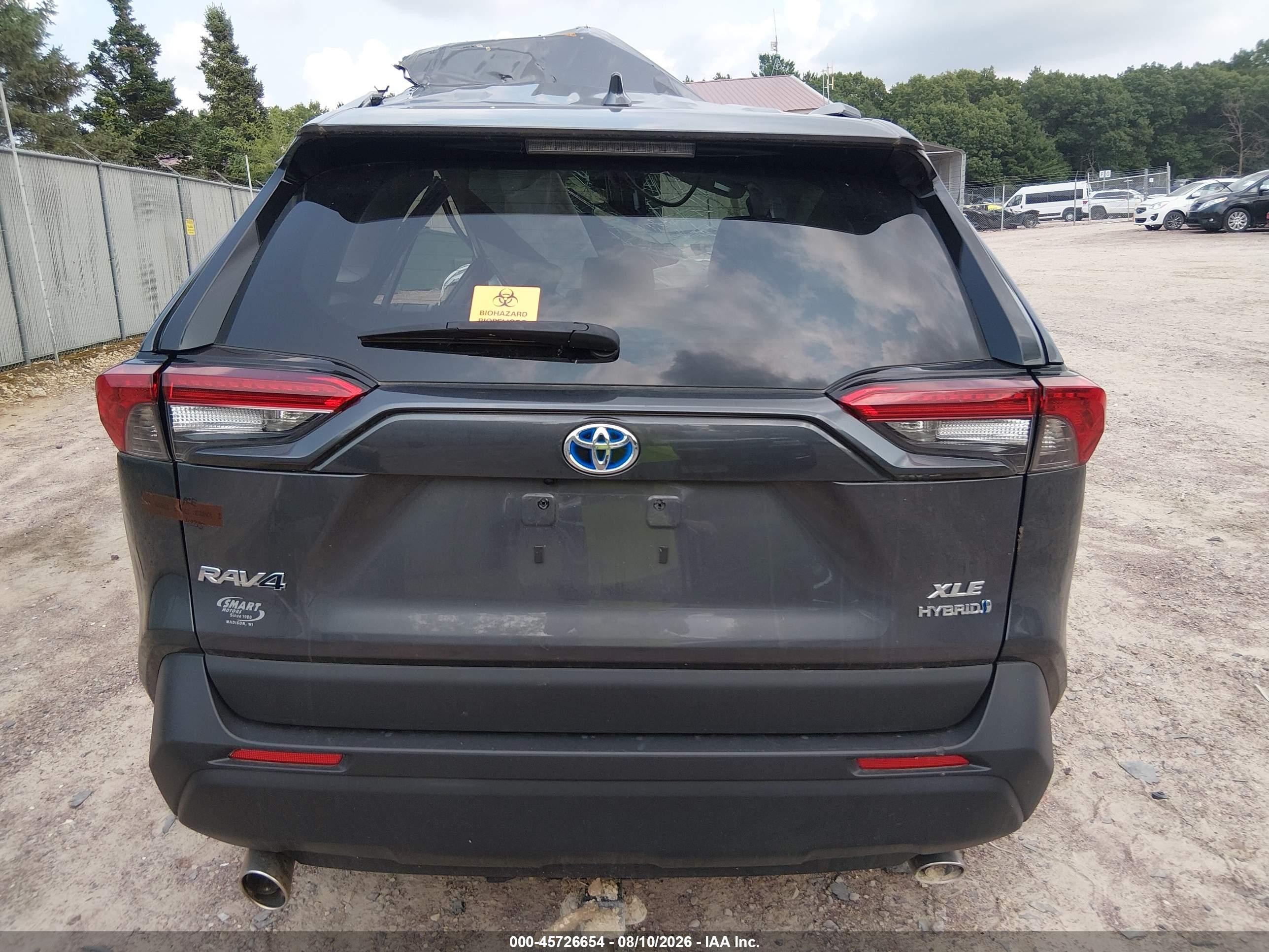 2022 Toyota Rav4 Hybrid Xle Gray vin: 2T3RWRFV5NW136592
