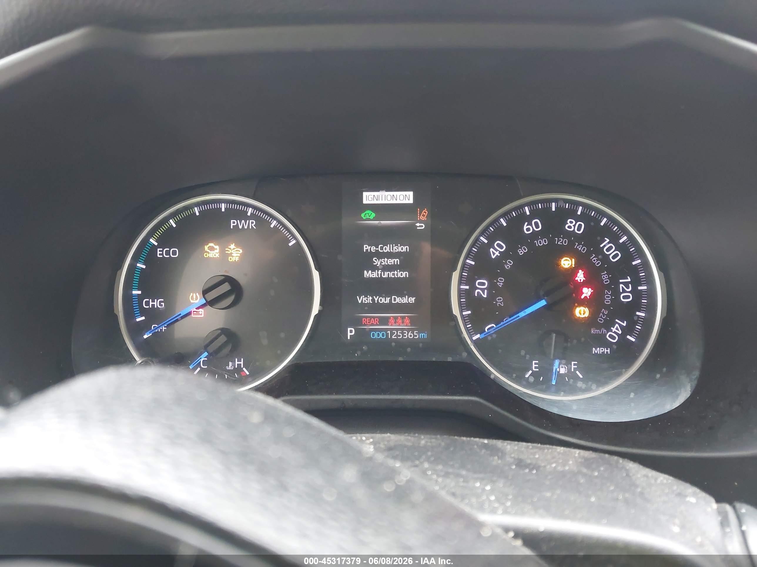 2019 Toyota Rav4 Hybrid Xle White vin: 2T3RWRFV9KW024955