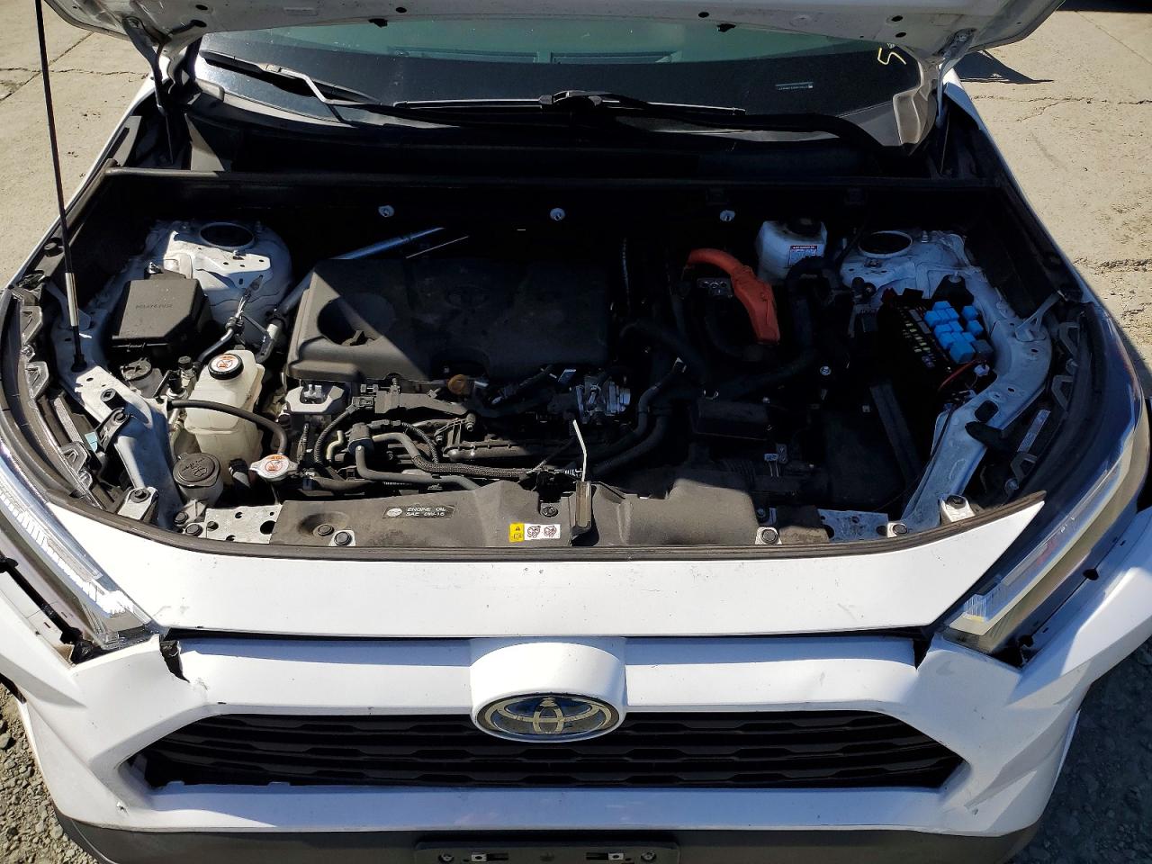 2024 Toyota Rav4 Hybrid Xle White vin: 2T3RWRFV9RW188913