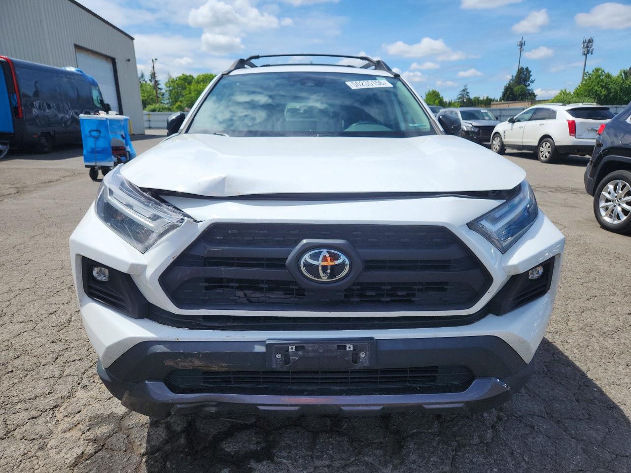 2023 Toyota Rav4 Trd Off Road White vin: 2T3S1RFV3PW343873