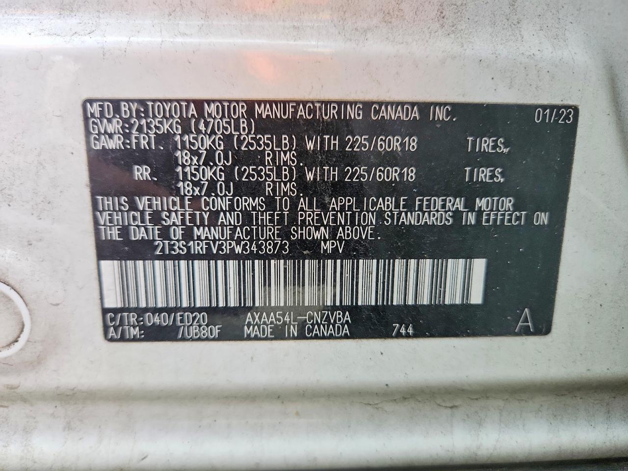 2023 Toyota Rav4 Trd Off Road White vin: 2T3S1RFV3PW343873
