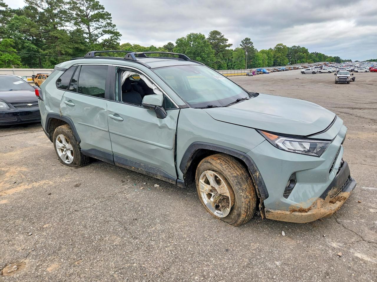 2020 Toyota Rav4 Xle Green vin: 2T3W1RFV0LW074775