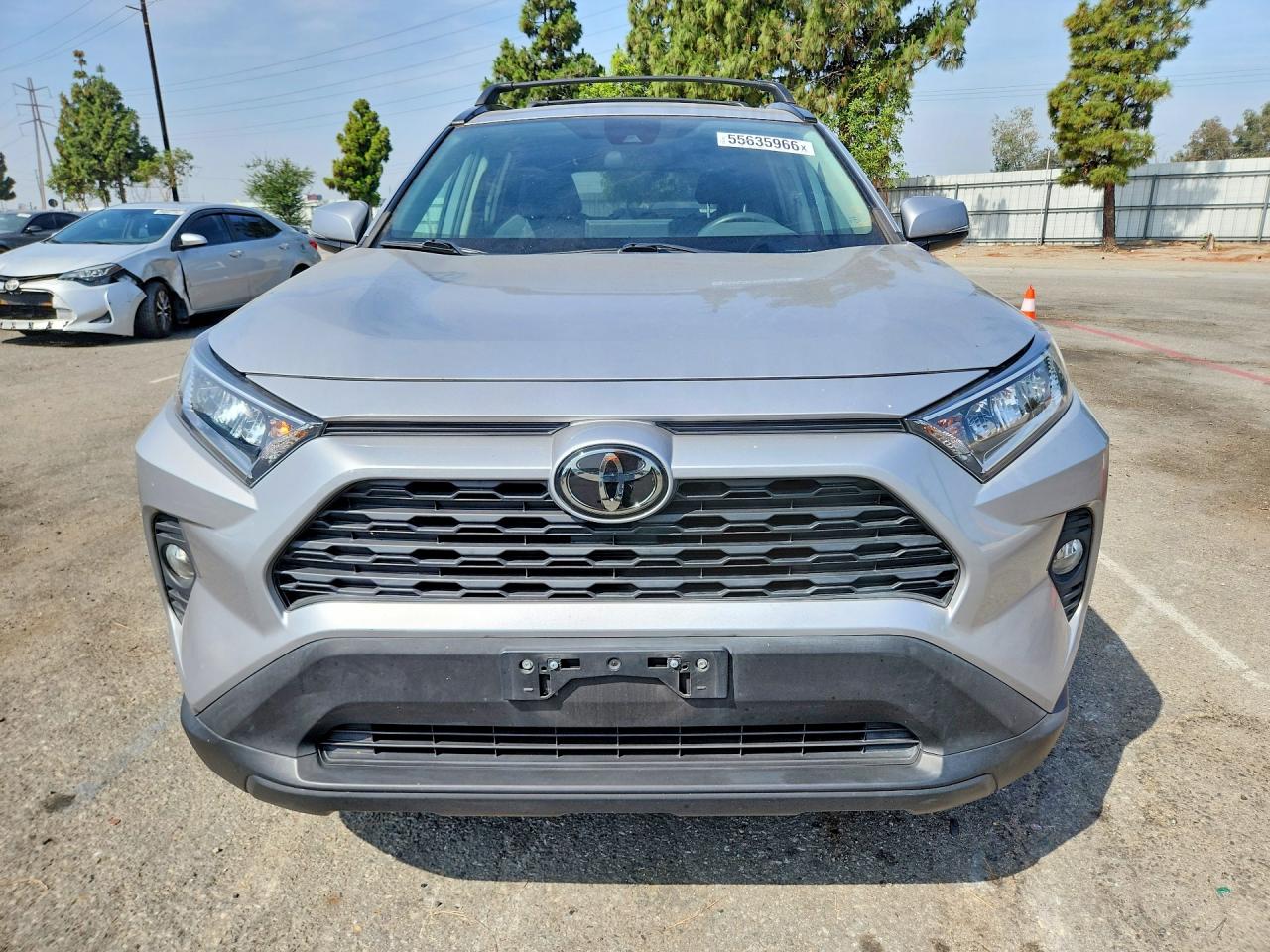 2020 Toyota Rav4 Xle Silver vin: 2T3W1RFV0LW096663