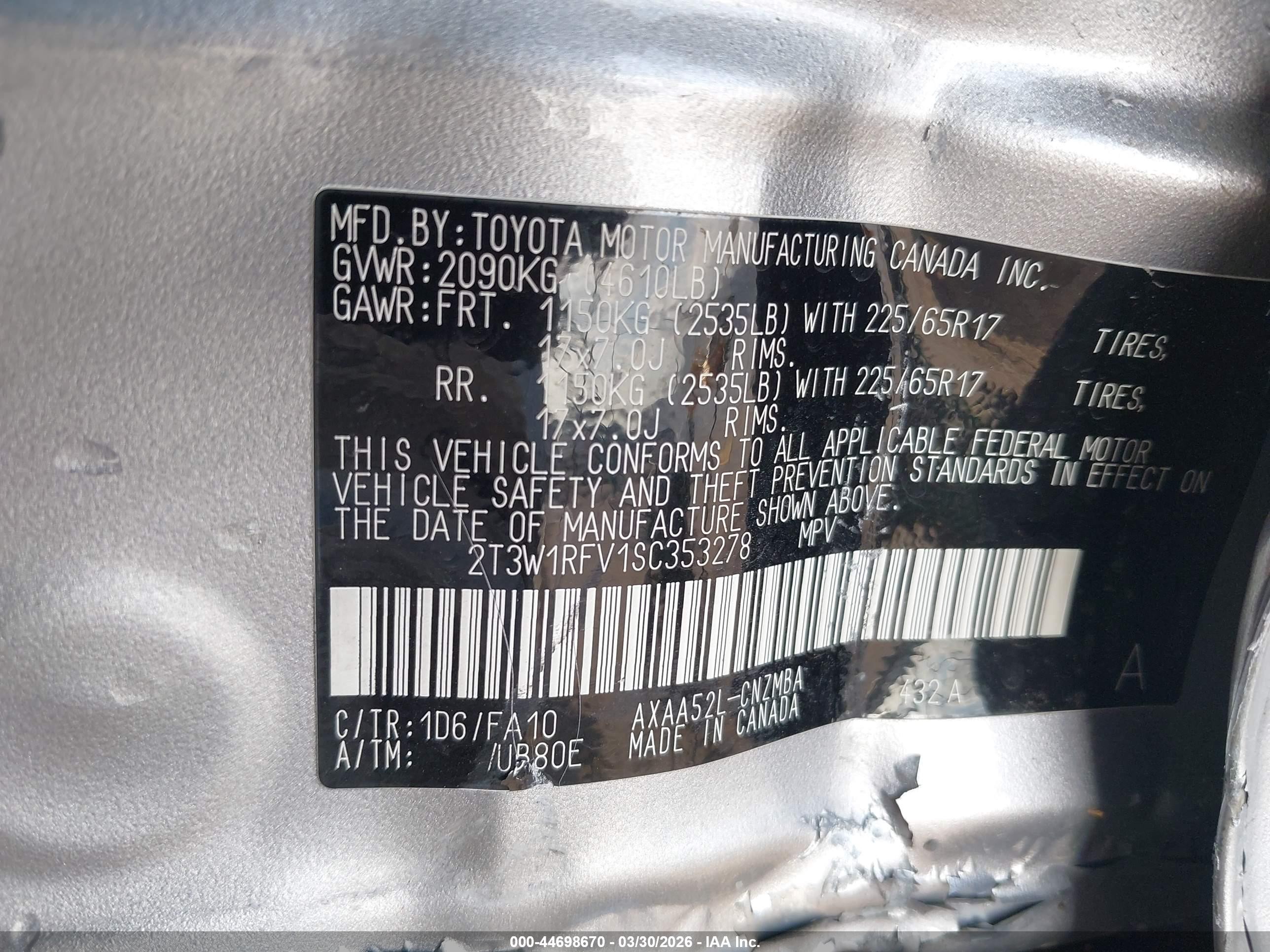 2025 Toyota Rav4 Xle Silver vin: 2T3W1RFV1SC353278