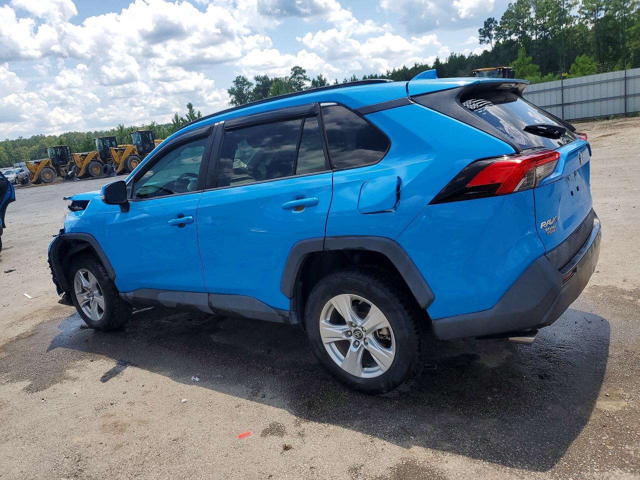 2019 Toyota Rav4 Xle Turquoise vin: 2T3W1RFV3KW007442